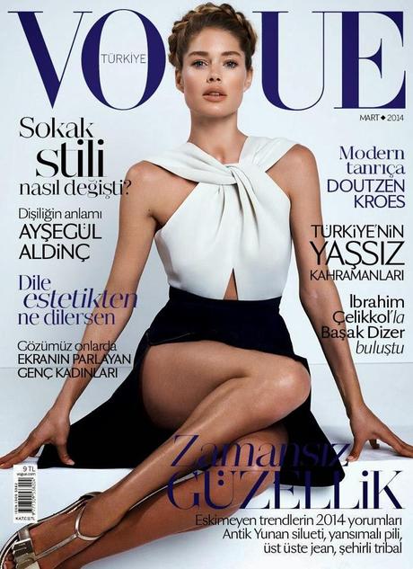 Doutzen Kroes by Cuneyt Akeroglu for Vogue Turkey March 2014