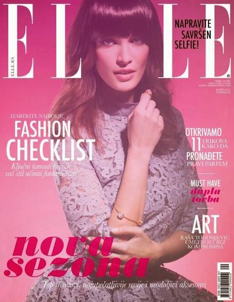 Jelena Kovavic for Elle Serbia March 2014 Jelena Kovavic for Elle Serbia March 2014