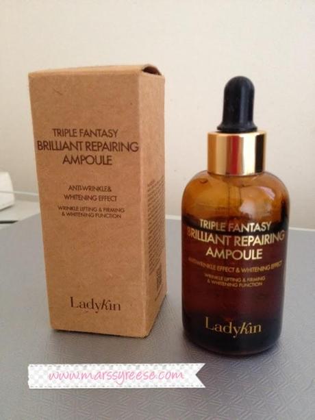 Triple Fantasy Brilliant Repairing Ampoule from LadyKin (Review)