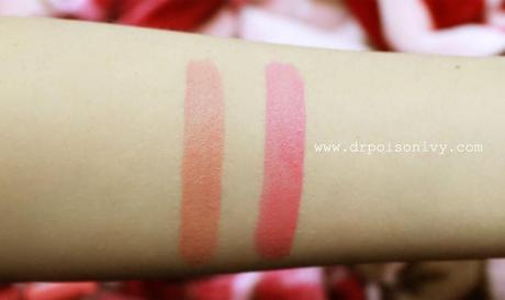 NYX soft matte Lip cream Stockholm and Antwerp Swatches