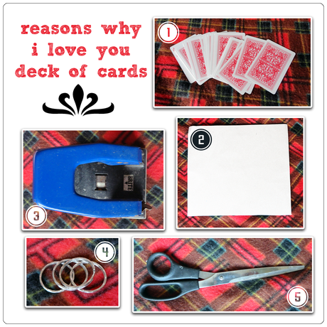 Reasons Why I Love You Deck of Cards (With Stand!)
