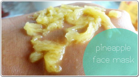 Pineapple Face Mask