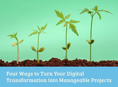 Turn digital transformation into manageable projects