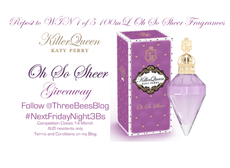 WIN- 1 of 5 Katy Perry Oh So Sheer Frangrance's WIN- 1 of 5 Katy Perry Oh So Sheer Frangrance's