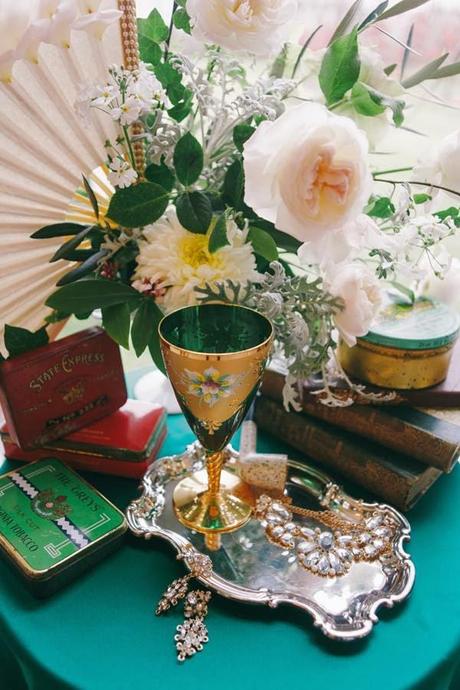 1920s Wedding Inspiration with Emerald and Gold tones by The Couture Candy Buffet Company 1920s Wedding Inspiration with Emerald and Gold tones by The Couture Candy Buffet Company