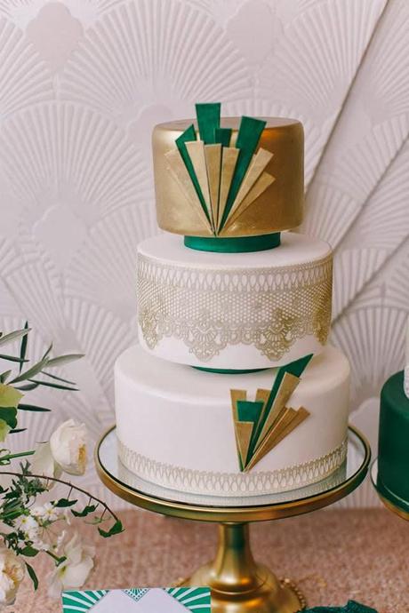 1920s Wedding Inspiration with Emerald and Gold tones by The Couture Candy Buffet Company 1920s Wedding Inspiration with Emerald and Gold tones by The Couture Candy Buffet Company