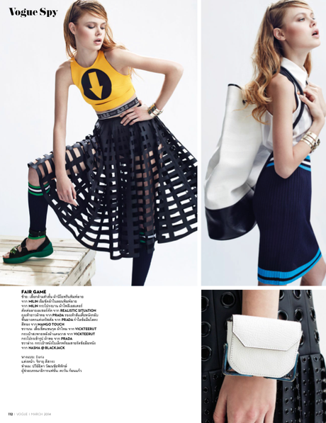 Darya Melnikova by Sootket Jiwpanit for Vogue Thailand March 2014 Darya Melnikova by Sootket Jiwpanit for Vogue Thailand March 2014