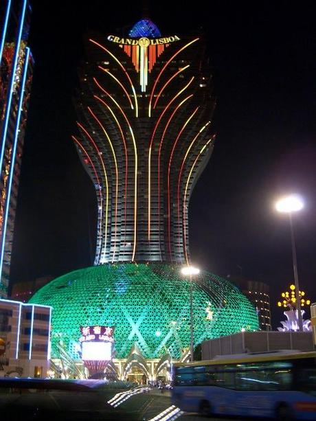 Making a Game Out of Visiting Macau Grand-Lisboa-at-night-0837