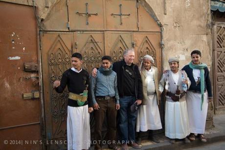 These group of men in Sanaa, are very happy to pase with my husband, eventhough except my husband, none of those gentlemen get to see the final product of the photograph