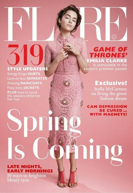 Emilia Clarke - Flare Magazine Canada April 2014
