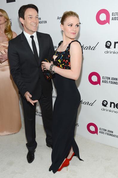 Anna Paquin and Stephen Moyer Elton John AIDS Foundation Oscar Viewing Party Mark Davis Getty 3