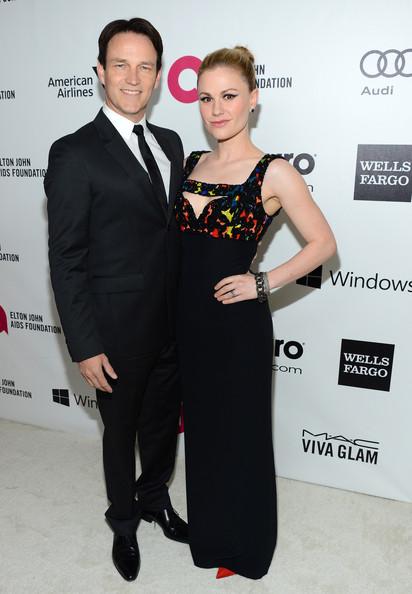 Anna Paquin and Stephen Moyer Elton John AIDS Foundation Oscar Viewing Party Mark Davis Getty 6