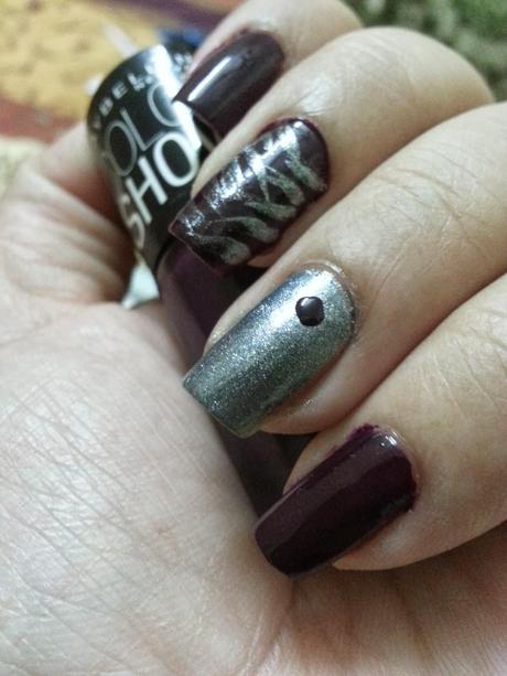 NOTD. Maybelline Color Show Crazy Berry