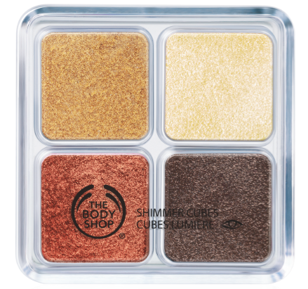 the body shop shimmer cubes gold