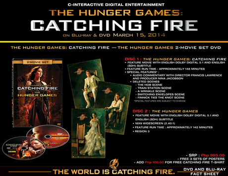 Hunger Games: Catching Fire DVD and Blu-ray Now Available The Hunger Games 2-Movie Set DVD Fact Sheet
