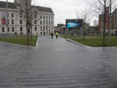 General Gordon Square, Woolwich - Diagonal Footpath Across the Square