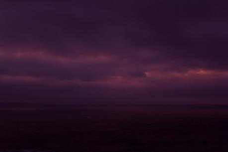 Sundown twilight over water cape schanck