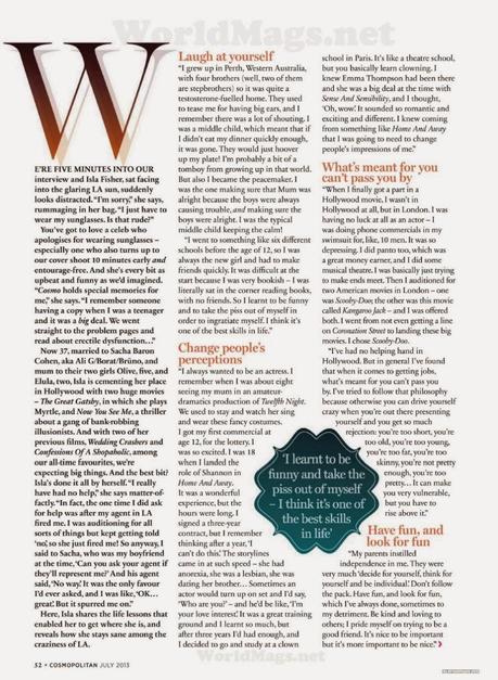 Isla Fisher - Cosmopolitan Magazine UK July 2013 Isla Fisher - Cosmopolitan Magazine UK July 2013