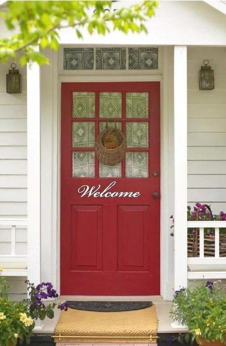A Welcoming Front Door 28 Lovely Colored Front Doors