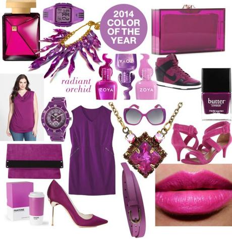 Pantone 2014 Color of the year: Radiantly Orchid