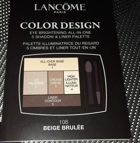 Lancome Color Design Palette in Beige Brulee