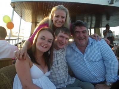 Working Wednesdays: A Tribute to My Friends and Heroes of PJs Parramatta, Australia With Patrick and Angela - the owners plus Jenni from Dublin.