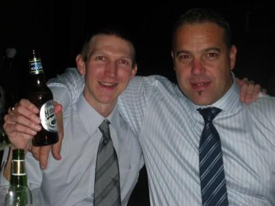 Working Wednesdays: A Tribute to My Friends and Heroes of PJs Parramatta, Australia Beers with Anthony the bouncer.