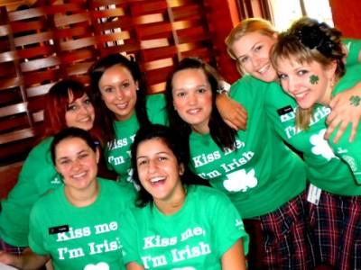 Working Wednesdays: A Tribute to My Friends and Heroes of PJs Parramatta, Australia The girls of PJ Gallaghers on St. Patrick's Day 2010.