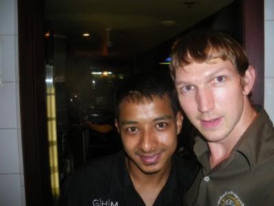 Working Wednesdays: A Tribute to My Friends and Heroes of PJs Parramatta, Australia Working with Raju from Nepal.