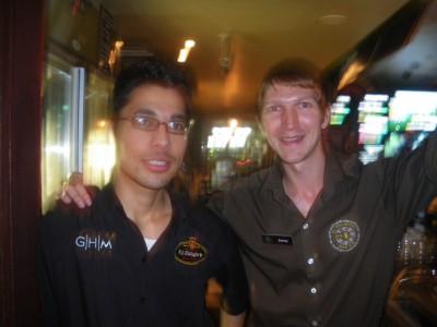 Working Wednesdays: A Tribute to My Friends and Heroes of PJs Parramatta, Australia Working with Narajan in Brew Bar.