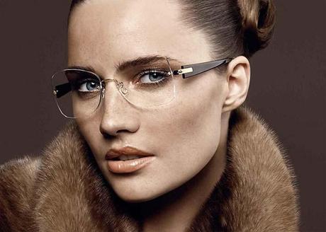 Lindberg glasses frames and makeup