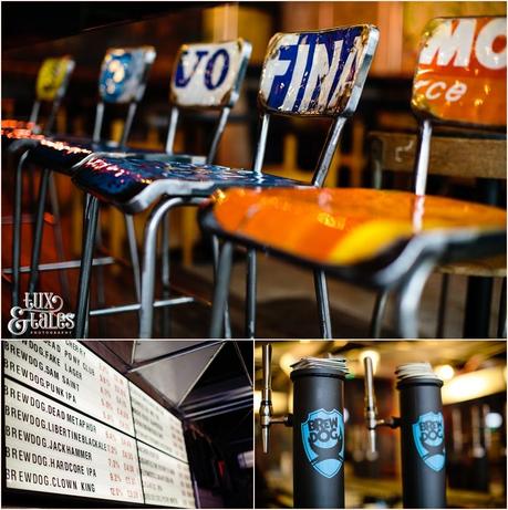 Brew Dog Sheffield furnishings interior recycled materials