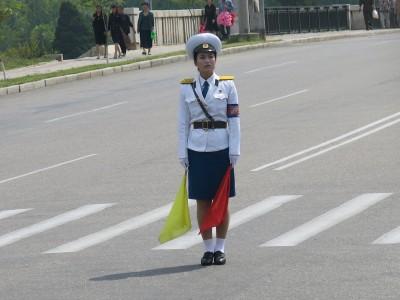 99 Things To Do in Pyongyang, North Korea pyongyang traffic ladies