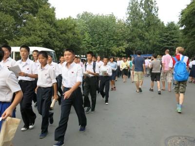 99 Things To Do in Pyongyang, North Korea locals in pyongyang