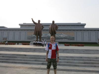 99 Things To Do in Pyongyang, North Korea At the Mansudae Monuments in Pyongyang.