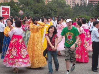 99 Things To Do in Pyongyang, North Korea dancing locals north korea