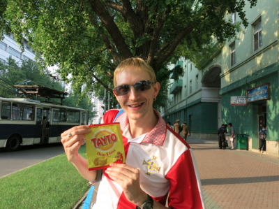 99 Things To Do in Pyongyang, North Korea eating tayto in north korea