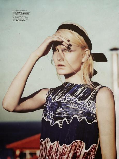 Maja Salamon by Paolo Zerbini for Vogue Russia, April 2014