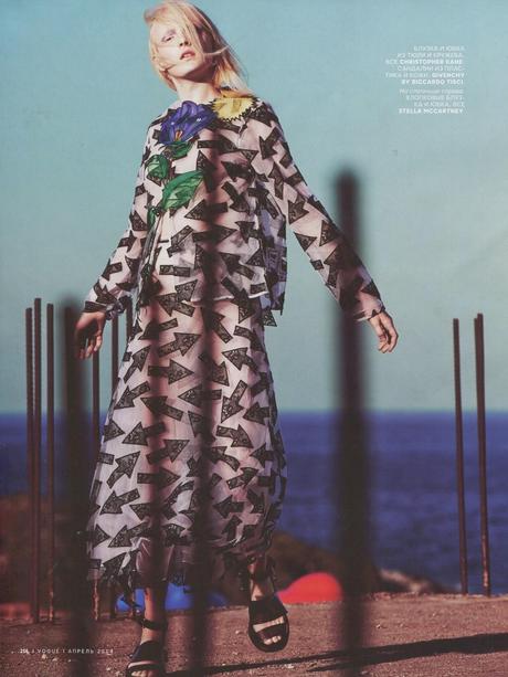Maja Salamon by Paolo Zerbini for Vogue Russia, April 2014