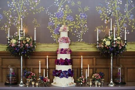 forest wonderland wedding cake