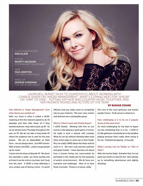 Laura Bell Bundy - Glamoholic Magazine US, March 2014 Laura Bell Bundy - Glamoholic Magazine US, March 2014
