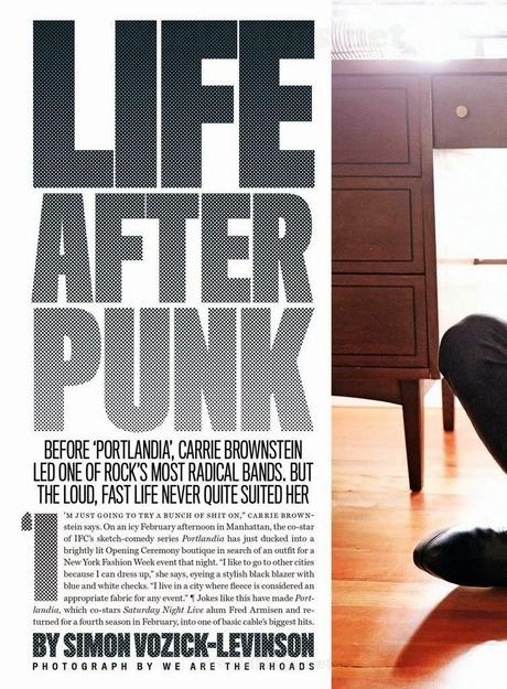 Carrie Brownstein - Rolling Stone Magazine US, March 2014 Carrie Brownstein - Rolling Stone Magazine US, March 2014