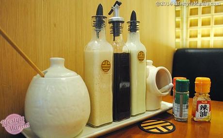Yabu: House of Pork Things and More Yabu-Makati-Condiments