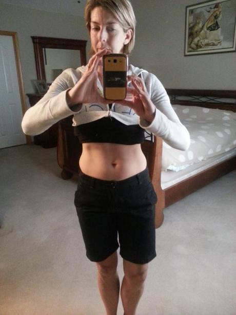 The Unexpected BEFORE Picture I think sitting would equal splitting at this point. Can't honestly say these fit anymore