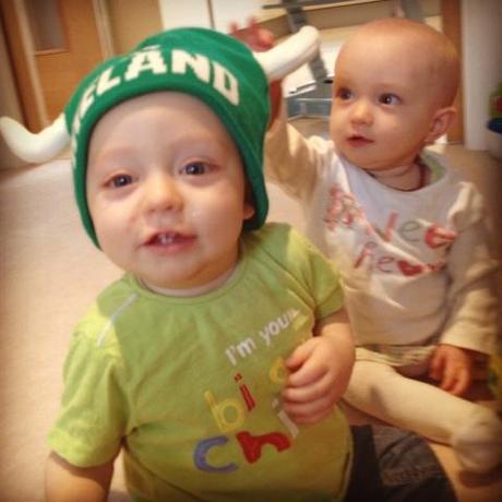 The Twins' 1st St. Patrick's Day - 76/365