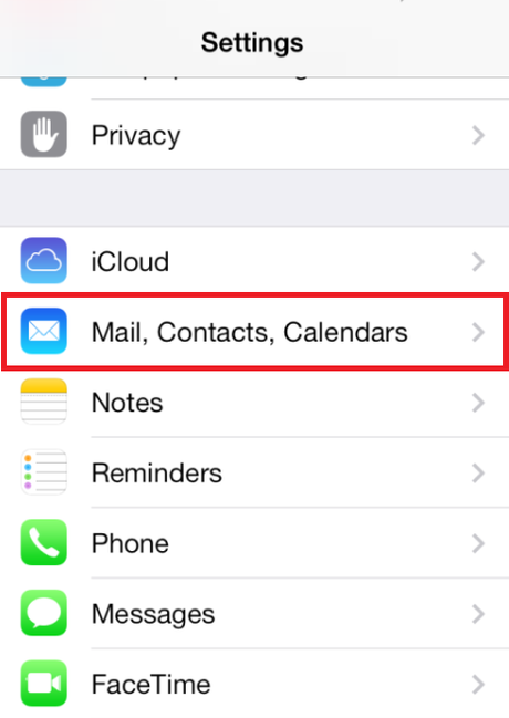 Add a signature to your emails in iOS 7