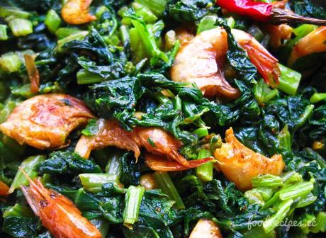 foodrecipes.cc_mustard_leaves_and_dry_prawn_2