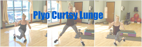 The Booty and Thighs Trifecta plyo curtsy lunge 4
