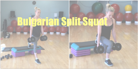 The Booty and Thighs Trifecta Bulgarian split squat