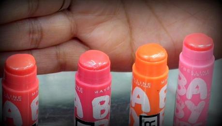 Maybelline Lip Balms - Product Pictures {Cherry kiss, Rose Addict, Coral Flush, Pink Lolita}
